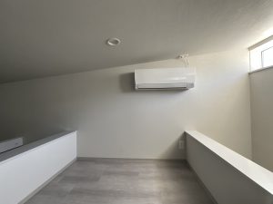 ロフト部分のエアコン