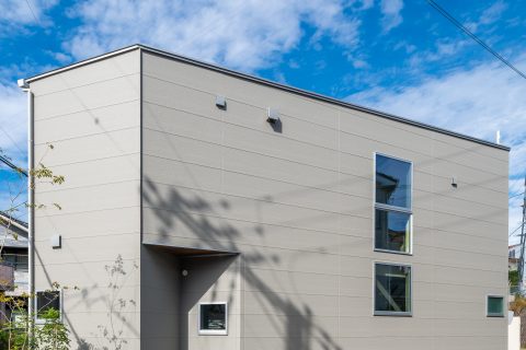 皆賀モデルハウスの外観