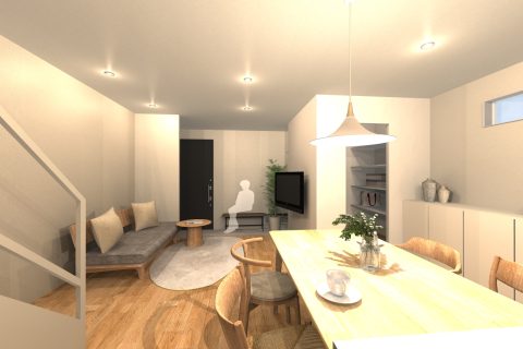 LDKの完成イメージパース